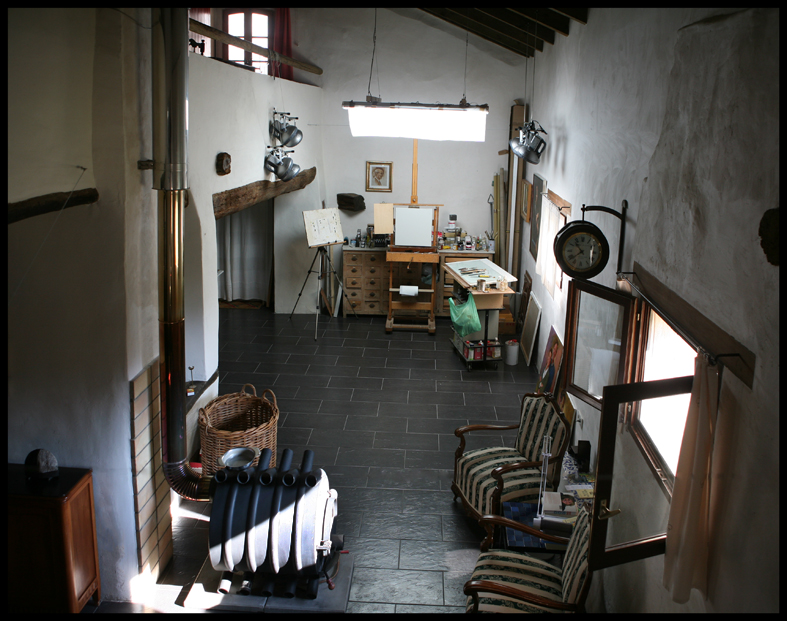 My painters studio in Chelva